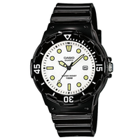 CASIO Waterproof Sports Quartz White Analog LRW-200H-7E1