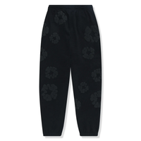Denim Tears Cotton Wreath Sweatpants 'Black Monochrome' 5650-1SS240204CWSP-BLAC