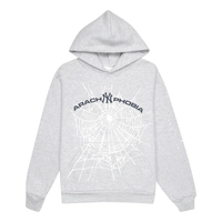 Sp5der Arach NY Phobia Hoodie 'Ash Grey' 2406-1SS240106ANPH-ASH