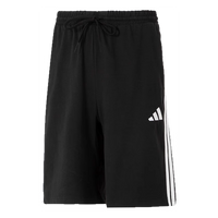 adidas Essential 3-Stripes Single Jersey Shorts 10-Inch 'Black' JE6405