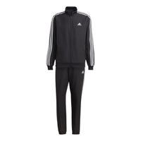 adidas 3-Stripes Woven Track Suit Asia Sizing 'Black White' IC6750