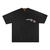 VLONE x Juice WRLD 999 T-shirt 'Black Orange' JWV999TBLK