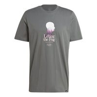 adidas Lifting The Fog Graphic T-shirt Asia Sizing 'Grey' IS1034