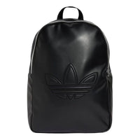 adidas Polyurethane Trefoil Outline Backpack 'Black' IY4056