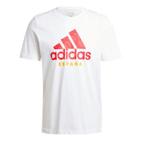 adidas Spain DNA Graphic Football T-Shirt Asia Sizing 'White' IU2127