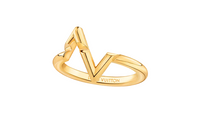 LOUIS VUITTON Lv Volt Upside Down Ring Yellow Gold