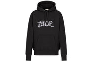 DIOR X Peter Doig Embroidered Logo Hooded Sweatshirt