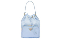 PRADA Nylon Bucket Bags Handbags Regular Women's Blue