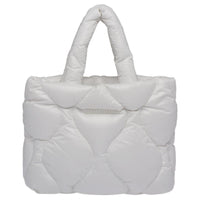 MIU MIU Fabric Tote Bag, Shopping Bag, Shoulder Bag, Handbag Women's White
