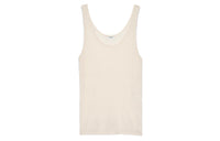 SAINT LAURENT Sleeveless Ribbed Tank Top