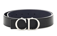 DIOR Leather Belts Unisex Black