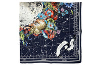 DIOR Silk Scarves Unisex Blue