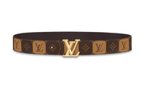 LOUIS VUITTON Lv Pyramide Stripes 40MM Reversible Belt Monogram