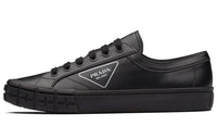 PRADA Cassetta Wheel Leather Low 'Black'