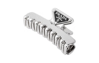 PRADA Triangle logo Claw Clip