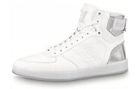 LOUIS VUITTON Rivoli Ankle Sneakers 'White Monogram With Silver'
