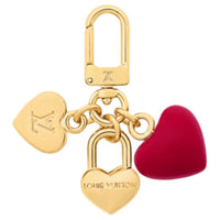 LOUIS VUITTON Micro Charms Heart Bag Charm