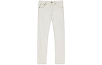 SAINT LAURENT FW22 Jeans Men's Ivory