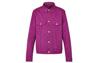 LOUIS VUITTON New Quarterly Products Of LV Denim Jacket Men's Purple