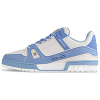 LOUIS VUITTON Trainer Low-Top Skateboard Shoes Unisex Sea Blue
