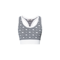 MIU MIU Tank Tops Women's Black/White
