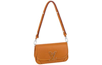 LOUIS VUITTON Buci Epi Grained Cow Leather Shoulder Bag Crossbody Bag Women's Caramel Brown