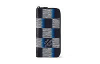 LOUIS VUITTON Zippy Damier Rush Epi XL Leather Wallet Men's Blue Moon