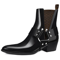 LOUIS VUITTON Rhapsody Ankle Boots 4cm Women's Black