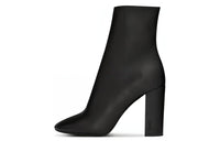 SAINT LAURENT Lou 95mm Leather Boots Women's