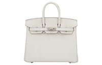 HERMES Birkin Togo Calfskin Birkin Bag Handbag Unisex M4 Gris Pale Cream Gray