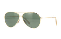CELINE Metal Frame 02 Sunglasses In Metal With Mineral Glass Lenses