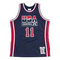 Mitchell & Ness Authentic Jersey Team USA 1992 Karl Malone 'Navy Red' AJY4GS18416-USANAVY92KMA