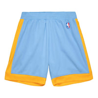 Mitchell & Ness NBA Authentic Los Angeles Lakers 2001-02 Shorts 'Light Blue Yellow' ASHR1123-LAL01PPPCLBL