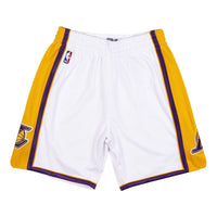 Mitchell & Ness NBA Authentic Shorts Los Angeles Lakers 2009-10 'White Yellow Purple' ASHRAC19105-LALWHIT09