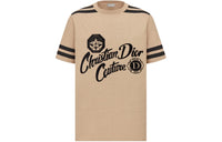DIOR Homme Christian DIOR Couture Printed Relaxed-Fit T-Shirt Beige