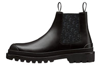 DIOR Explorer Chelsea Boot Black Black DIOR Oblique Motif