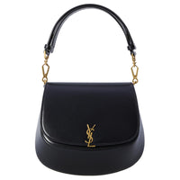 SAINT LAURENT Nolan Calfskin Handbag, Shoulder Bag Women's Black