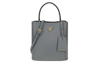 PRADA Panier Saffiano Leather One Shoulder Handbag Medium Size Women's