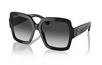 CHANEL Plate Frame Irregular Shape Sunglasses Unisex Black