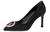 LOUIS VUITTON Madeleine Slim Heel High Heels 8cm Women's Black