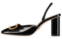 DIOR C'est Dior Chunky Heel High Heels 8cm Women's Black