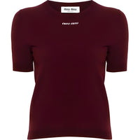 MIU MIU T-Shirts Women's Red
