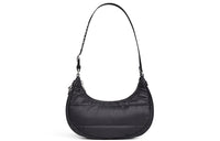CELINE AVA Cow Leather Portable Handbag Shoulder Bag Men's Black