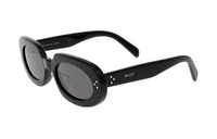 CELINE Oval Sunglasses Women's Black