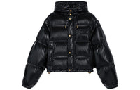 CELINE Cropped Triomphe Down Jacket In Lightweight Nylon