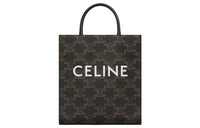 CELINE Canvas-paneled Calfskin Trim Tote Bag Shopping Bag Shoulder Bag Crossbody Bag Handbag Medium Size Men's Black