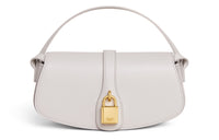 CELINE Tabou Smooth Cow Leather Baguette Bag, Shoulder Bag, One Shoulder Handbag, Crossbody Bag Mini Women's White