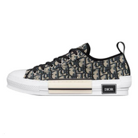 DIOR B23 Low Top Skateboard Shoes Unisex Beige Black