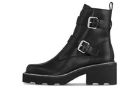 LOUIS VUITTON Beaubourg Ankle Boots 4cm Women's Black