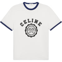 CELINE Blason Loose T shirt In Cotton Jersey